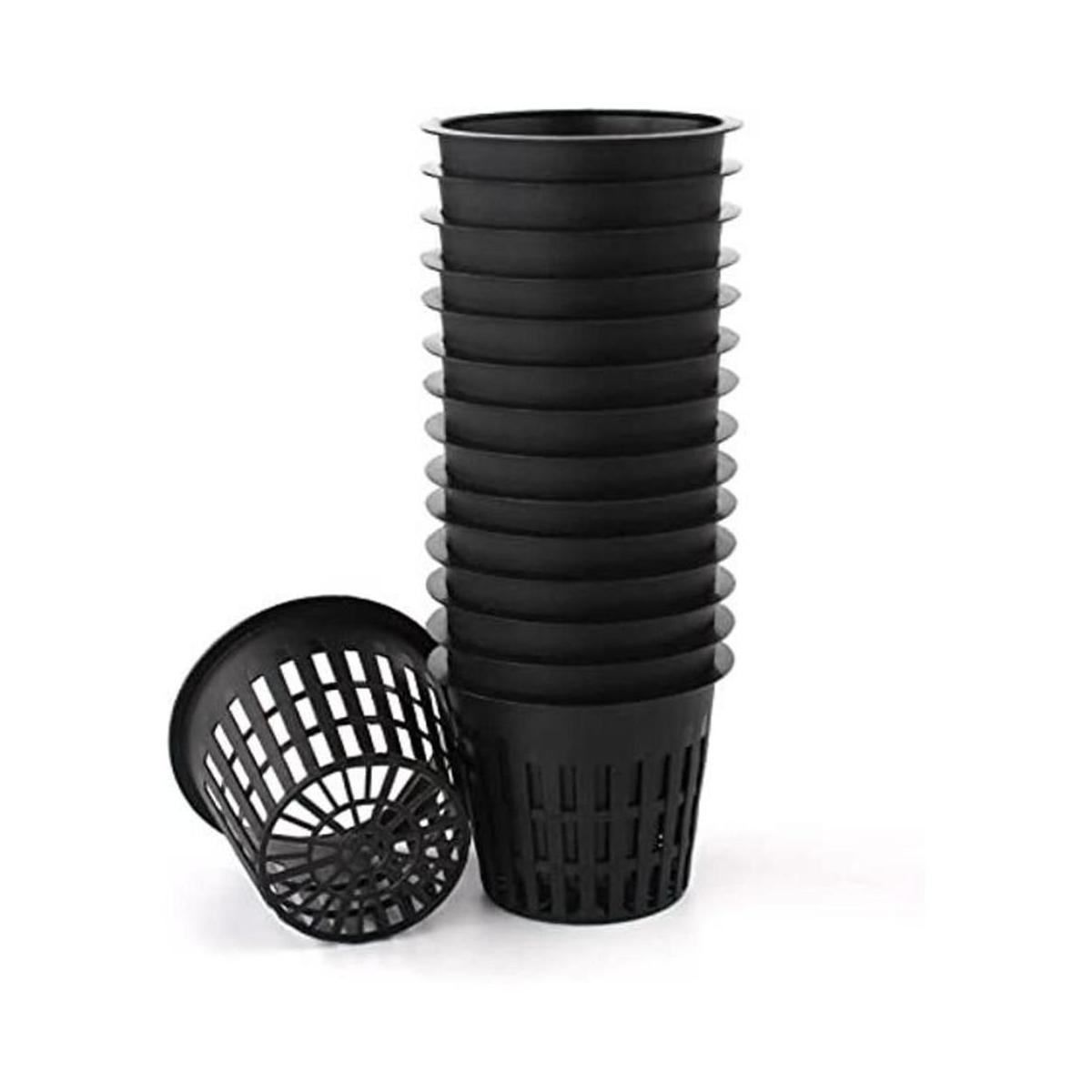 Hazoulen Juego de 15 vasos de plástico para jardín 3.0 in
