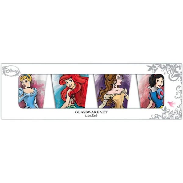 Silver Buffalo Disney Princesses Portrait Juego de 4 mini_2