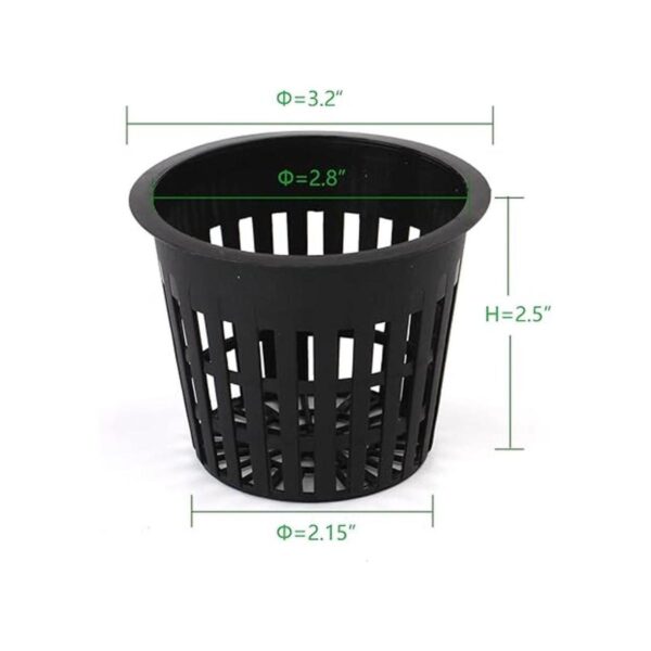 Hazoulen Juego de 15 vasos de plástico para jardín 3.0 in