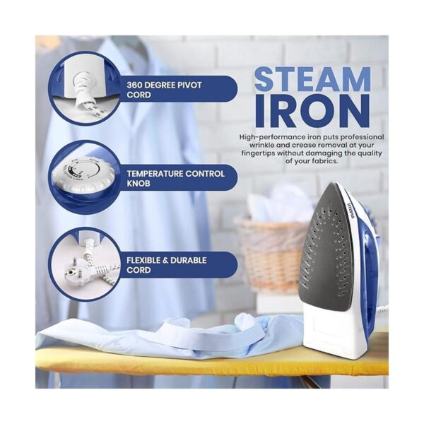 Utopia Home Plancha de vapor para ropa con suela_5