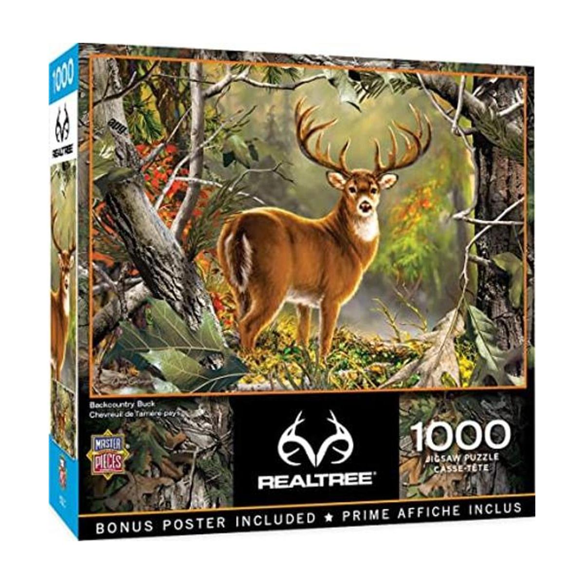 MasterPieces Rompecabezas Backcountry Buck Ciervo de
