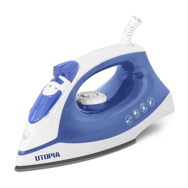Utopia Home Plancha de vapor para ropa con suela_1