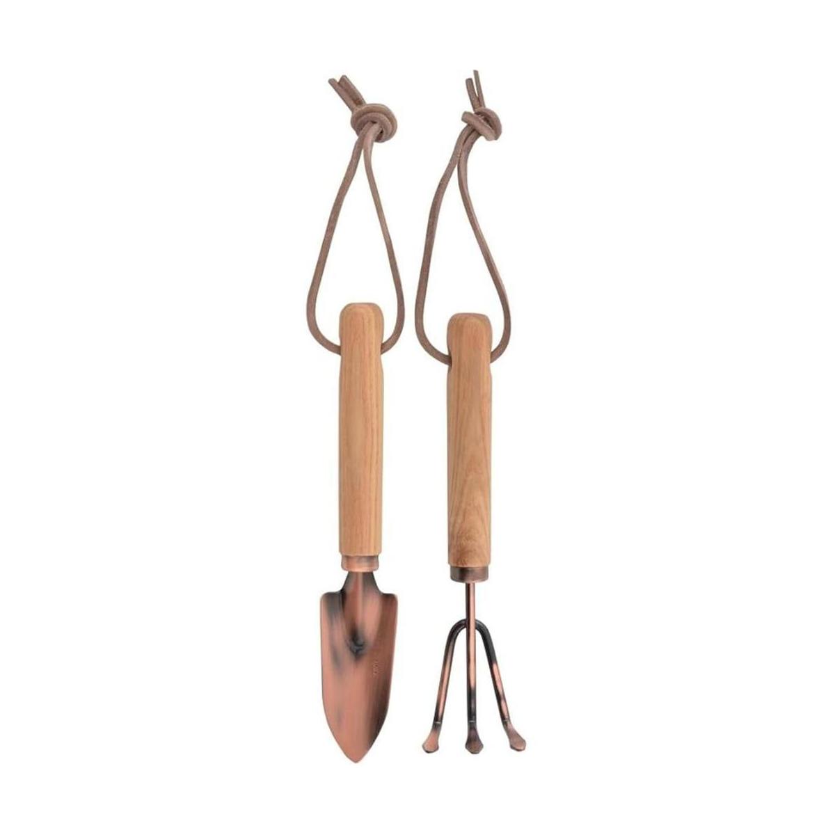 Esschert Design gt119 Cobre Plateado Mini Herramientas