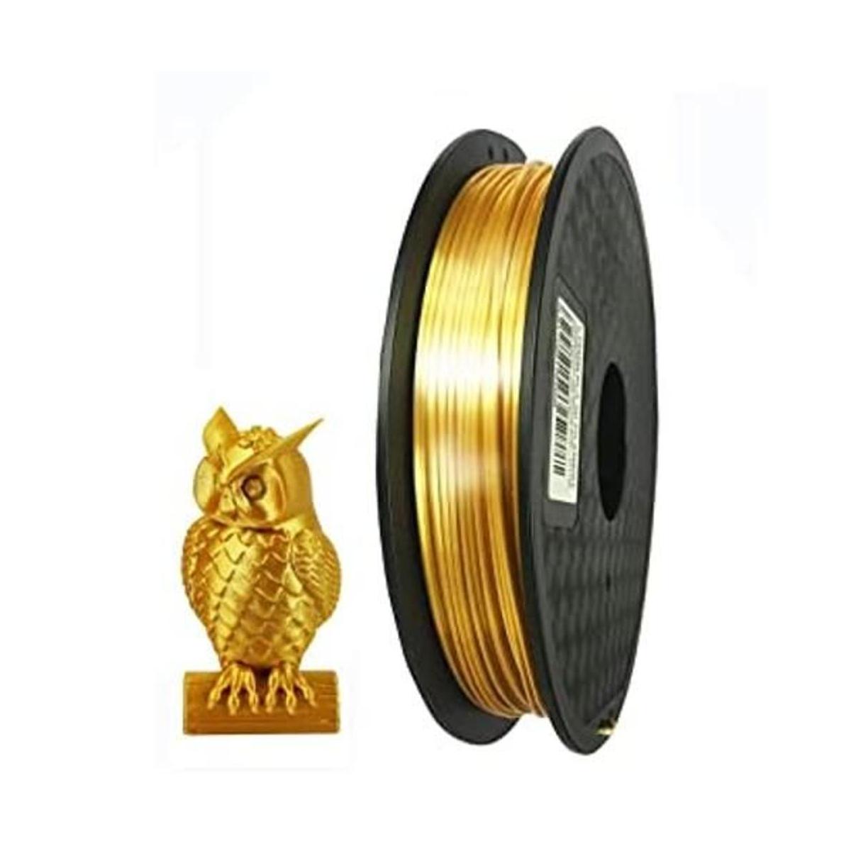Filamento PLA dorado seda de 1.1 lbs de filamento para