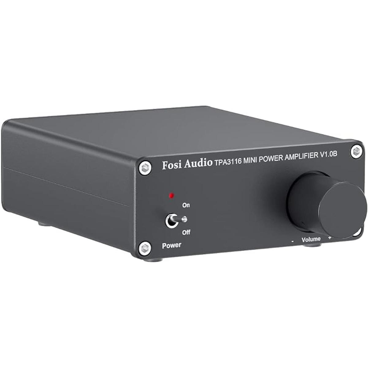 Fosi Audio Amplificador de audio estéreo V1.0B de 2