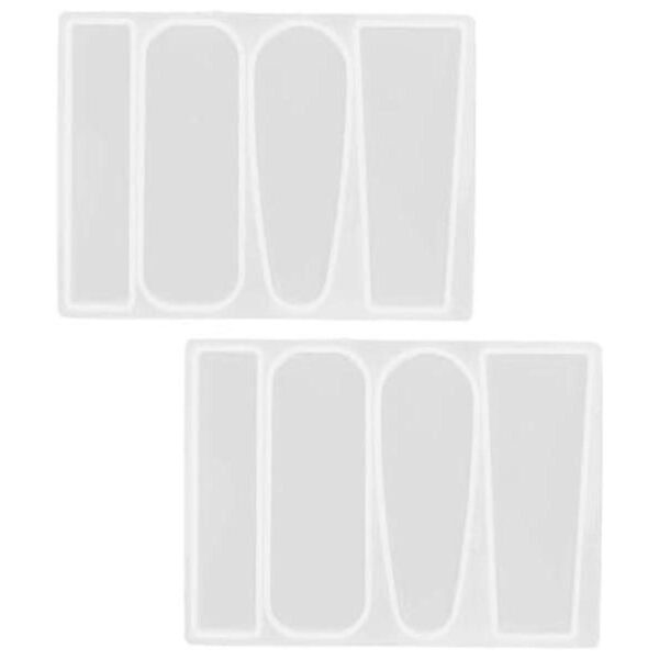 2 moldes de resina de silicona para hacer pinzas de_1