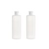 2 botellas transparentes rellenables vacías de plástico_1