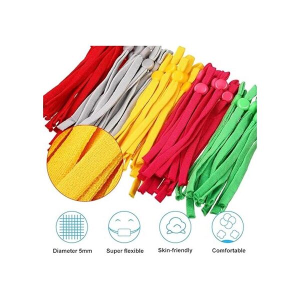 200 piezas de cordón elástico con hebilla ajustable_4