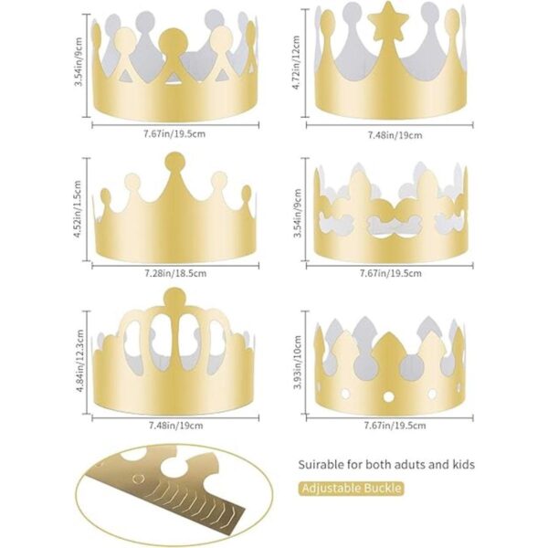 30 coronas de oro 6 estilo papel de aluminio dorado_2