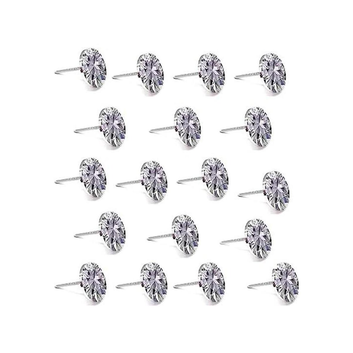 30 uñas de 0.984 in de cristal transparente para