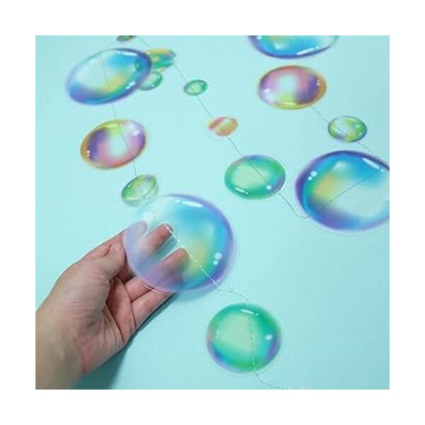 4 cuerdas de sirena plana decoración de fiesta arco iris_3