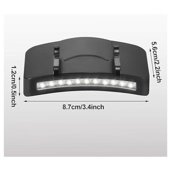 4 piezas de faros delanteros con clip 11 luces LED