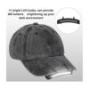 4 piezas de faros delanteros con clip 11 luces LED