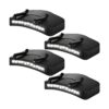 4 piezas de faros delanteros con clip 11 luces LED