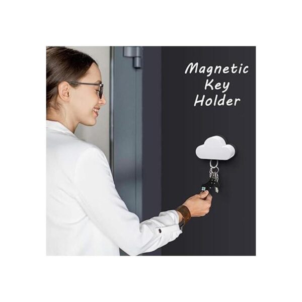 4 piezas de llavero magnético de pared para llaves de