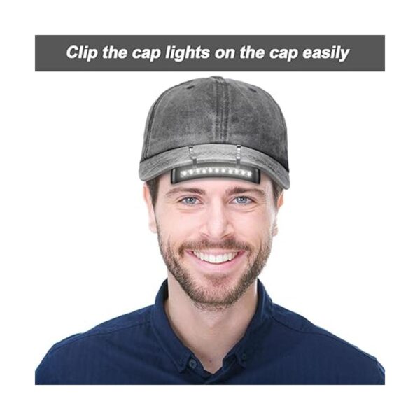 4 piezas de faros delanteros con clip 11 luces LED