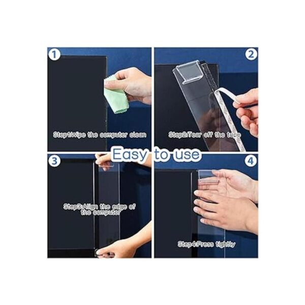 4 piezas para monitor tablero de mensajes transparente_3