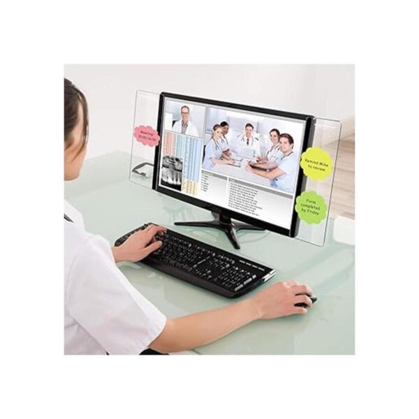 4 piezas para monitor tablero de mensajes transparente_5