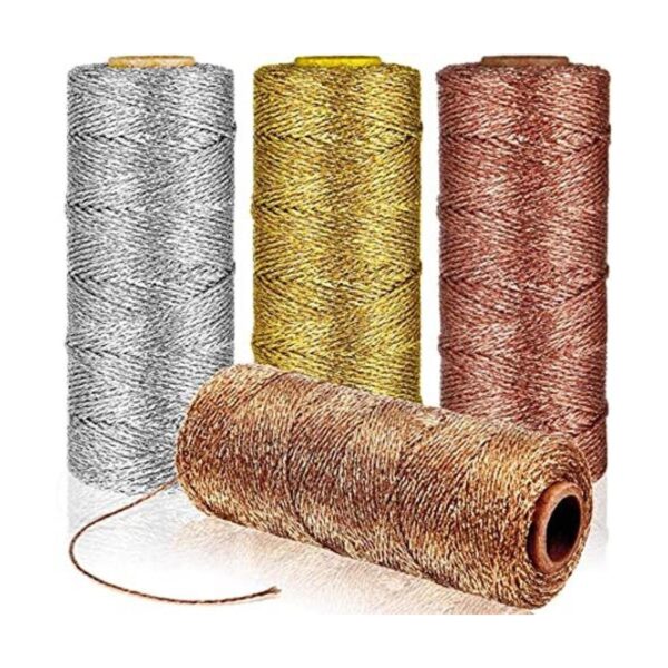 4 rollos metálicos para panaderos de 110 yardas para el