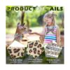 4 rollos de cinta con estampado de leopardo de 20 yardas_4