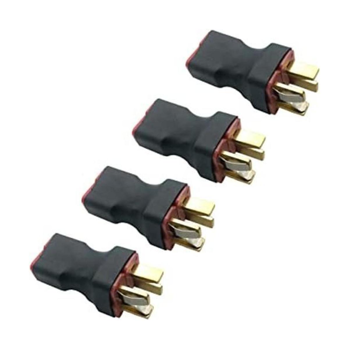 4 unids sin cable RC Deans T Series Conector 1 hembra a 2