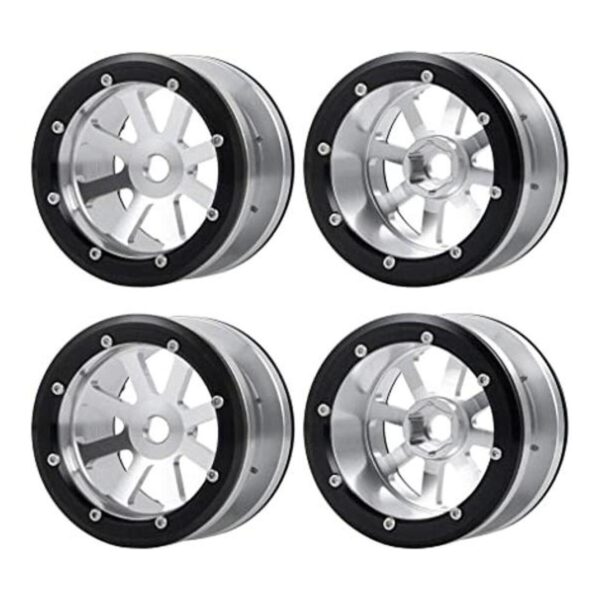 4 unids 110 RC aleación 2.2 Beadlock llanta para Axial_1