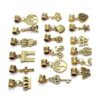 40 cuentas colgantes de oro antiguo conector de fianza_2