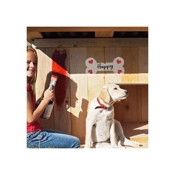 40 piezas 4.3 x 2.2 pulgadas de madera de huesos de perro