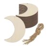 40 piezas de madera de luna para manualidades recortes de_1