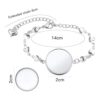 40 piezas de bisel de pulsera para hacer joyas 20