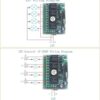 433 Mhz DC 12 V 4 canales inalámbrico RF interruptor de