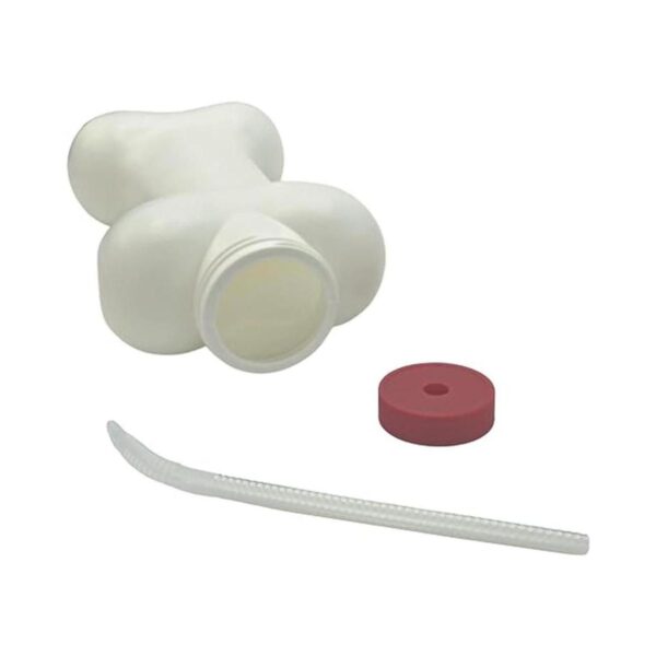 4Es Novelty Tazas de hueso para perro con popote