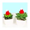 48 mini sombreros de punto de Navidad mini sombreros de