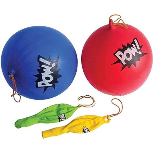 4Es Novelty Juego de 25 bates de béisbol inflables Pow