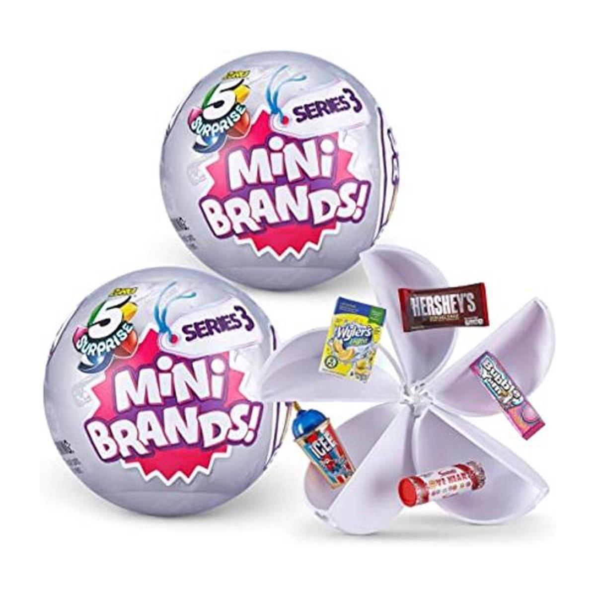 5 Surprise Mini Brands Series 3 Colección Mystery Brand