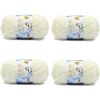 4Rolls suave mezcla de algodón suave y cómodo hilo de_1