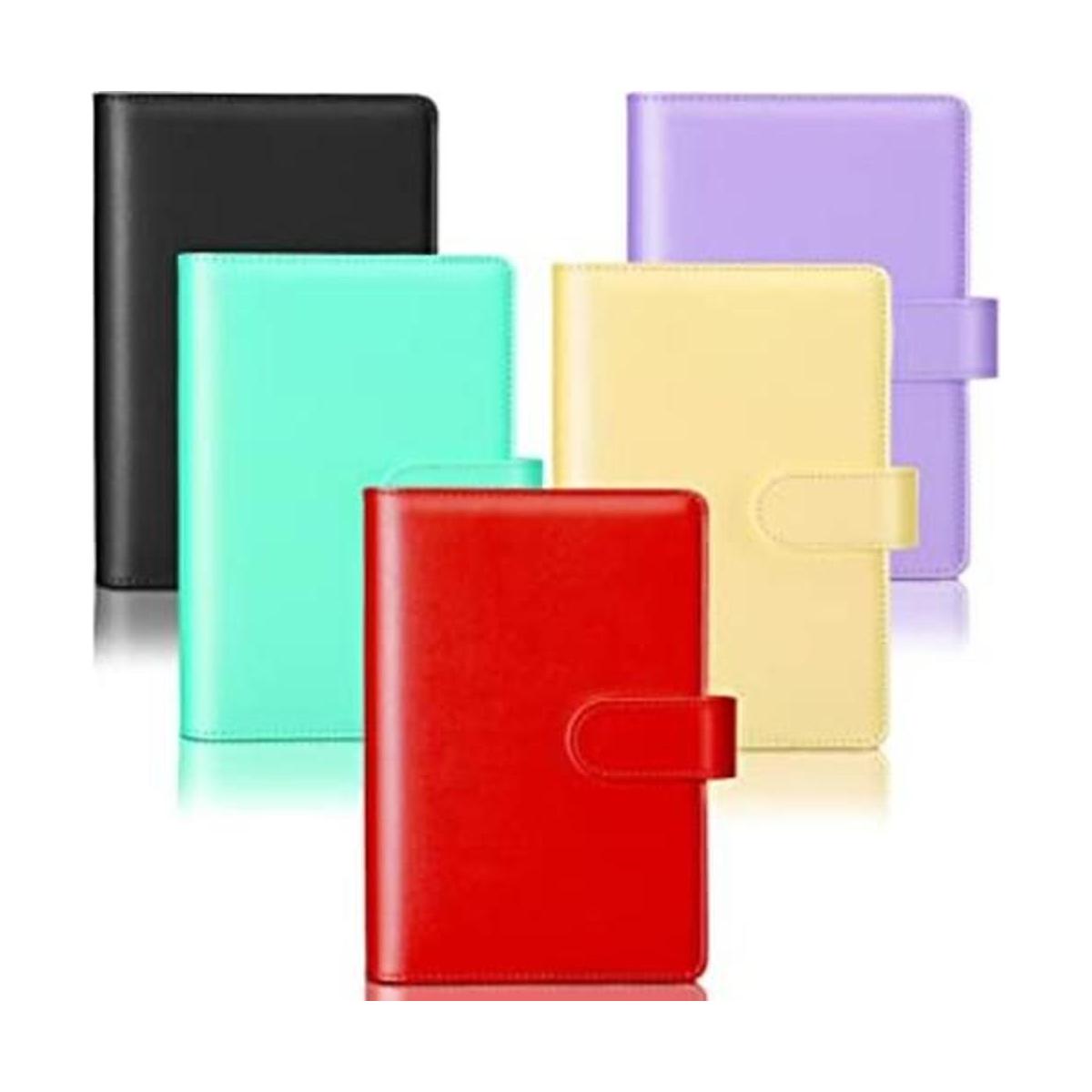 5 unidades A6 de piel sintética para cuadernos de 6