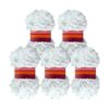 5 rollos de hilo de bucle de 3.53 oz hilo blanco_1