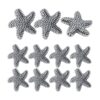 50 cuentas espaciadoras de estrella de mar de plata_1
