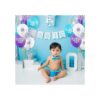 50 globos de copo de nieve con globos de látex morado_5