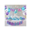 50 globos de copo de nieve con globos de látex morado_4