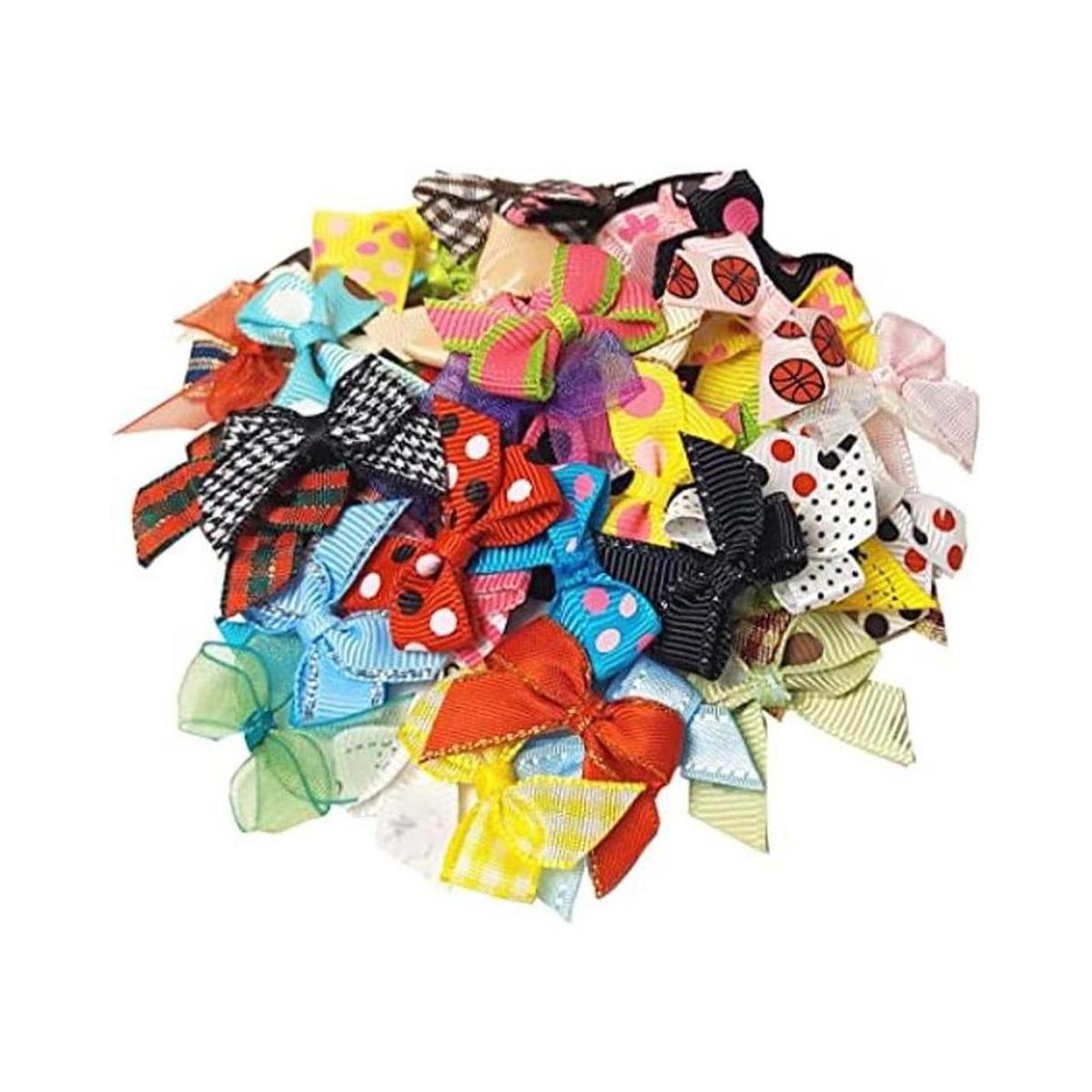 50 lazos de cinta para regalo para decoración del hogar