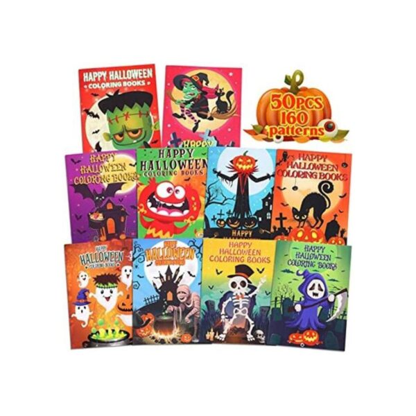 50 libros para colorear de Halloween para fiestas de_1