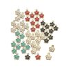 50 piezas surtidos de 5 colores Sakura flor joyería_1