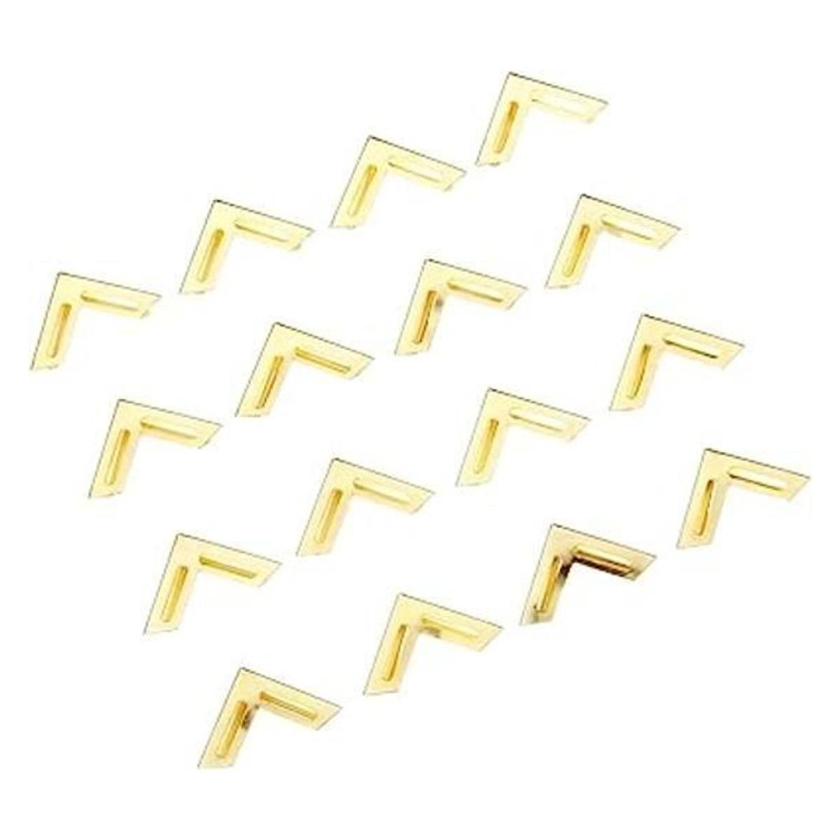 50 protectores de esquinas de metal estilo conciso estilo