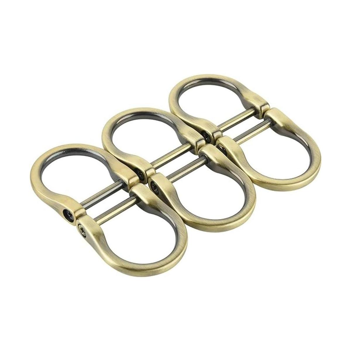 6 anillos en D de 34 pulgadas en forma de U anillos de