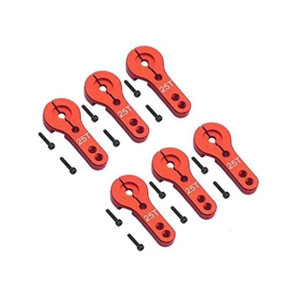 6 piezas Vgoohobby 25T aluminio Servo cuernos RC 25_1