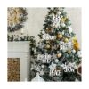 6 piezas de decoración de pared de Navidad colgante de_4