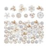 60 botones de diamantes de imitación botones de adornos_1