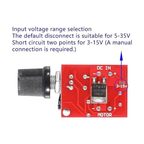 6 unids DC motor PWM controlador de velocidad 3 V 6 12 V